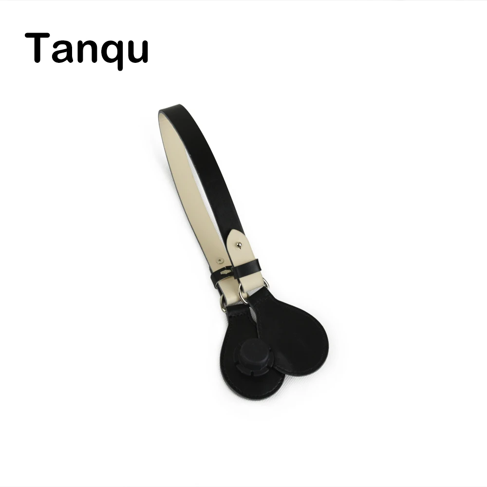 

TANQU New Long Flat Handle strap with drop end for Obasket Obag Faux Leather belt Handle Removable Drop End 57cm for O Bag
