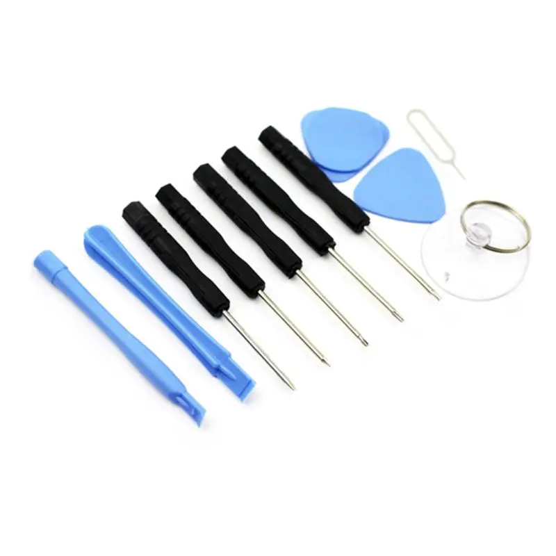 

85DD New 11 in 1 Opening Tools Disassemble Kit for iphone 4 4s 5 5s 6 6s Smart Mobile Phone Repair Tools Kit Screwdriver Set