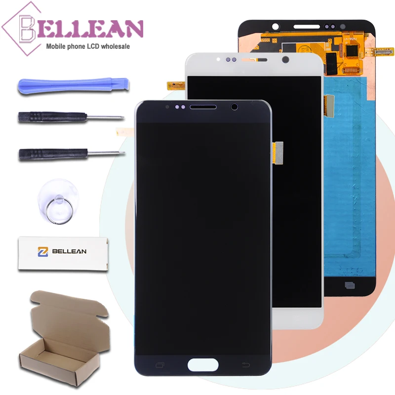 HH Акция N920 Дисплей для Samsung Galaxy Note 5 ЖК дисплей N920T N920A N920V N920C N920F Сенсорный экран