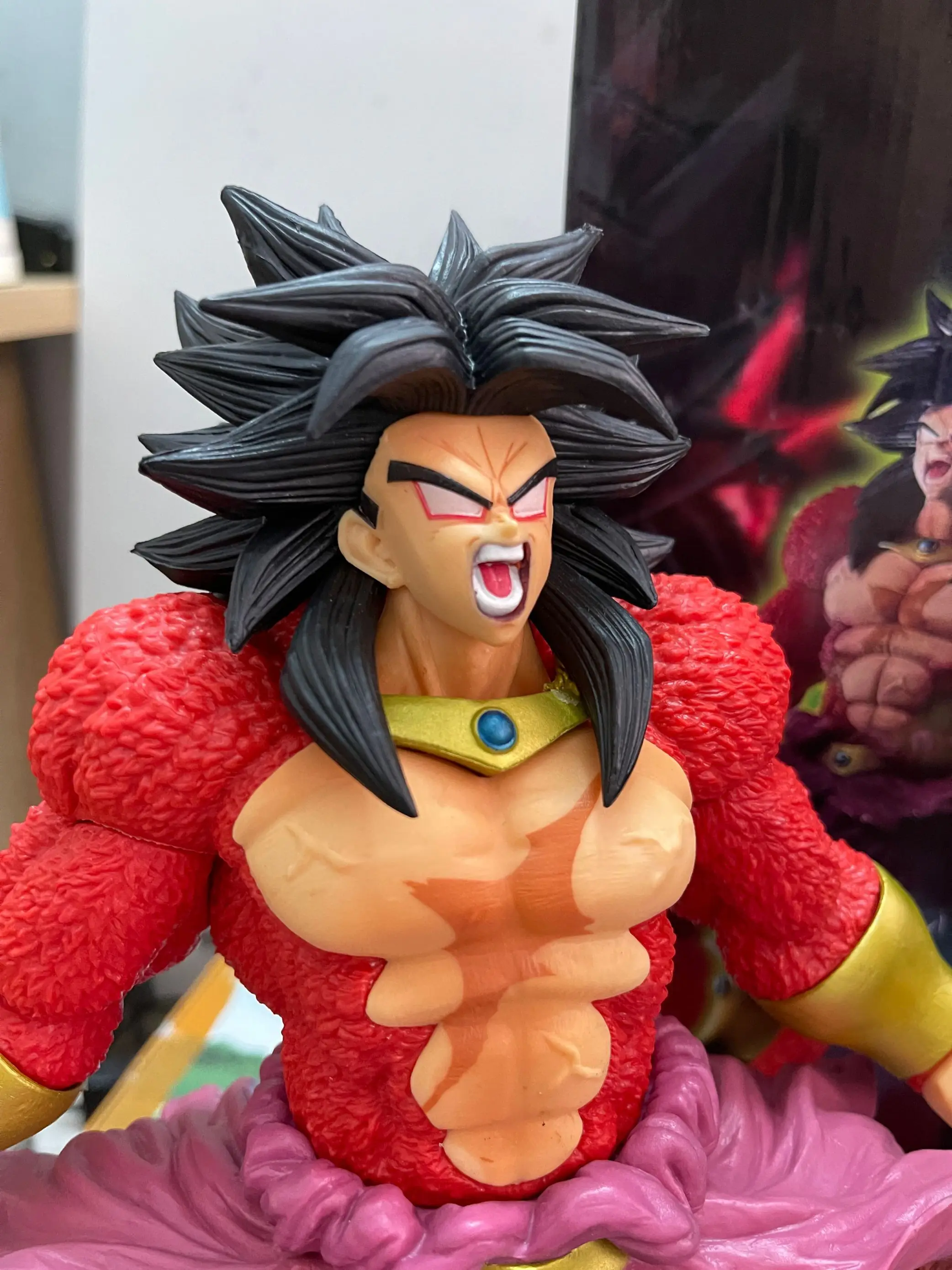Фигурка японского аниме 32 см подвижная экшн-фигурка Broly Dark основной цвет
