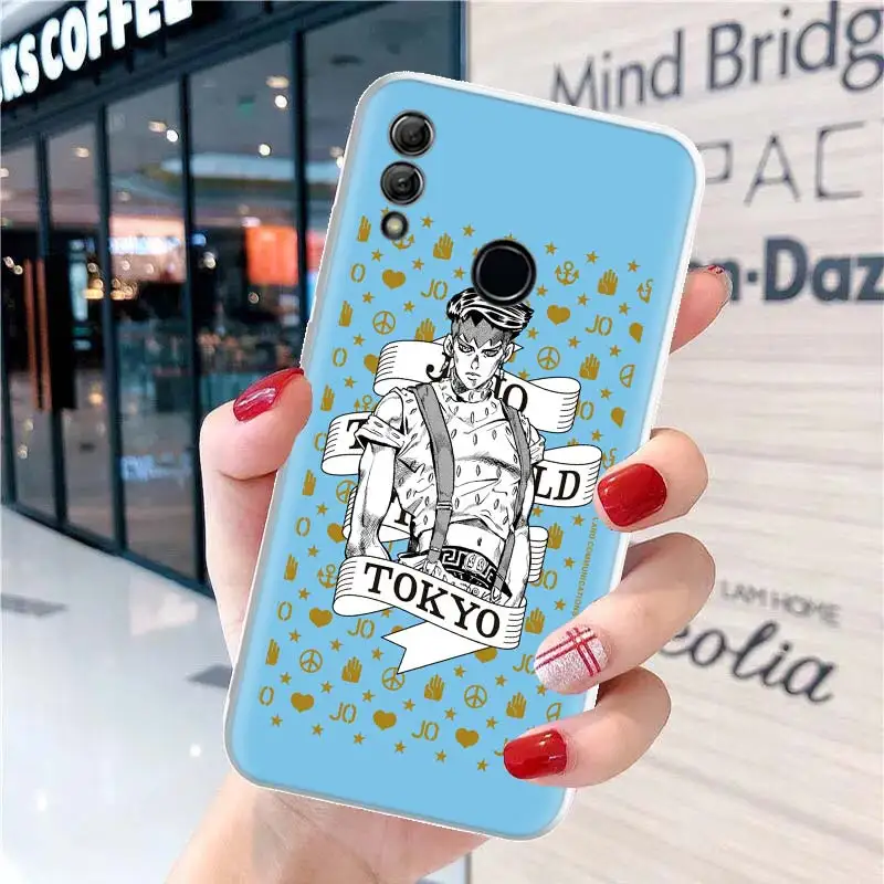 JoJo Bizarre Adventure Phone Case For Huawei Honor 10 Lite 9 50 20 8S 8X 8A Pro 9X Y5 Y6 Y7 Y9S P Smart Z 2019 2021 Soft Cover |