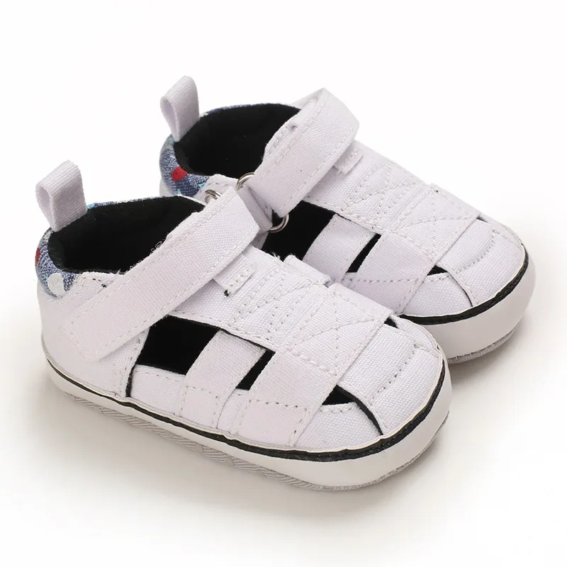 

Spring Newborn Boys Fashion Hollow Out Sandals Baby Boy Non Slip Cotton Soft Non Slip Walking Shoes
