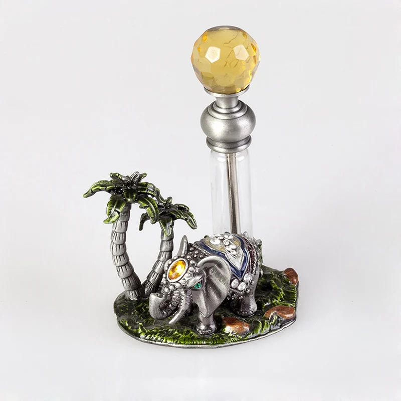 4 мл флакон для духов винтажный пустой многоразовый металлический стеклянный