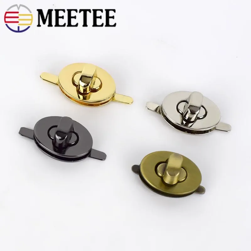 5/10 шт. Закрученные замки для сумки металлическая застежка сумочки пряжки ручной