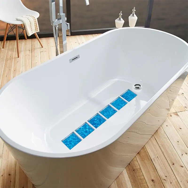 

3D DIY Anti Slip Safety Shower Bath Tub Decal Stickers Bathtub Appliques