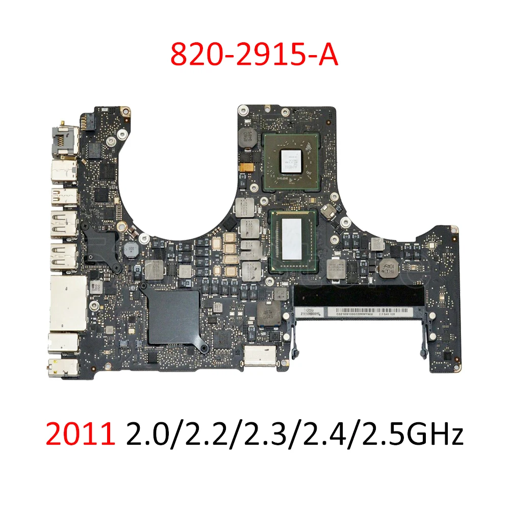 Оригинальная материнская плата A1286 820-2850-A/B 820-2915-A/B 820-3330-B для MacBook Pro 15 &quotлогическая