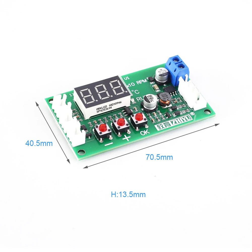Температура контроллер Скорость регулятор Дисплей модуль для ПК Вентилятор