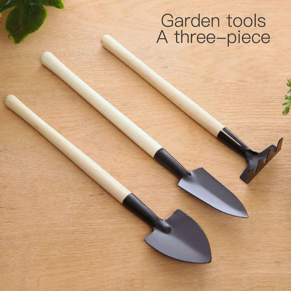 Балконные домашние мини-Костюмы для копания из трех частей лопата грабли садовые