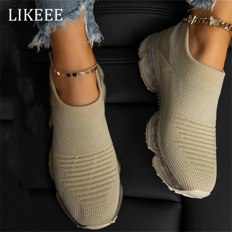 

Sneakers Women Shoes Spring Sneaker Woman Breathable Sport Shoes Slip on Mesh Casual Zapatillas Mujer Chaussure Femme