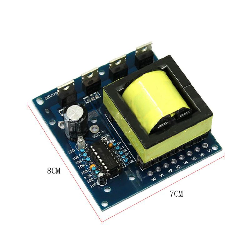 500W Инвертор Boost платы силового трансформатора DC 12V постоянного тока до 220V 380V
