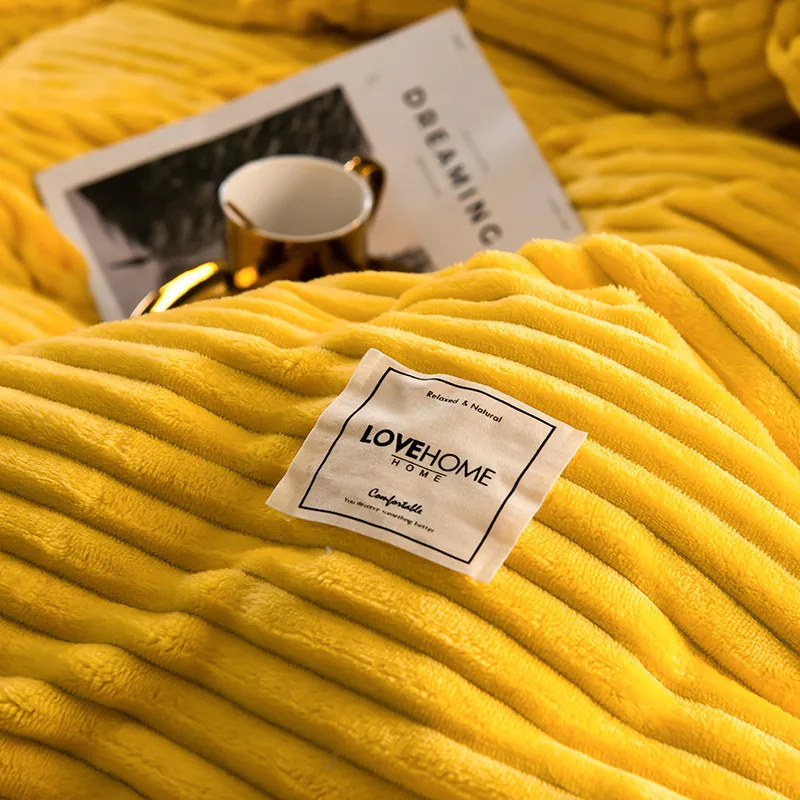 

LREA 2pc thinken flannel fleece coral pillowcase cover on bedding Warm and comfortable Home Decoration Pillow case Covers