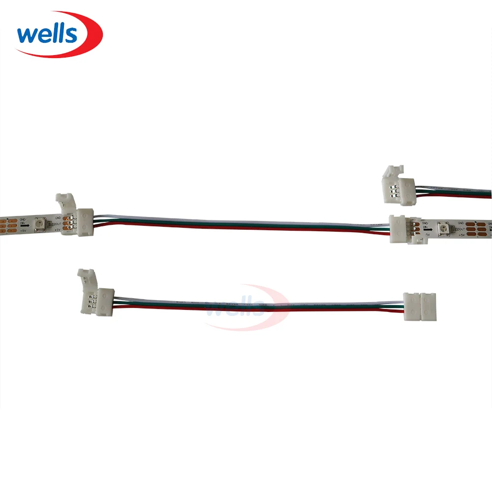 3 pin RGB Соединительный кабель для WS2812B WS2811 Светодиодная лента 15 см 5 шт.|cable to cable
