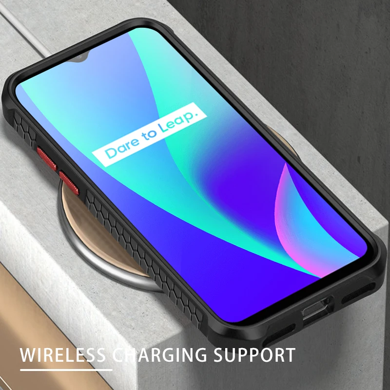 

Rzants For Realme C15 C11 C17 Soft Case Unicorn Hard Back Ultra Anti fall Thin Cover Phone Casing