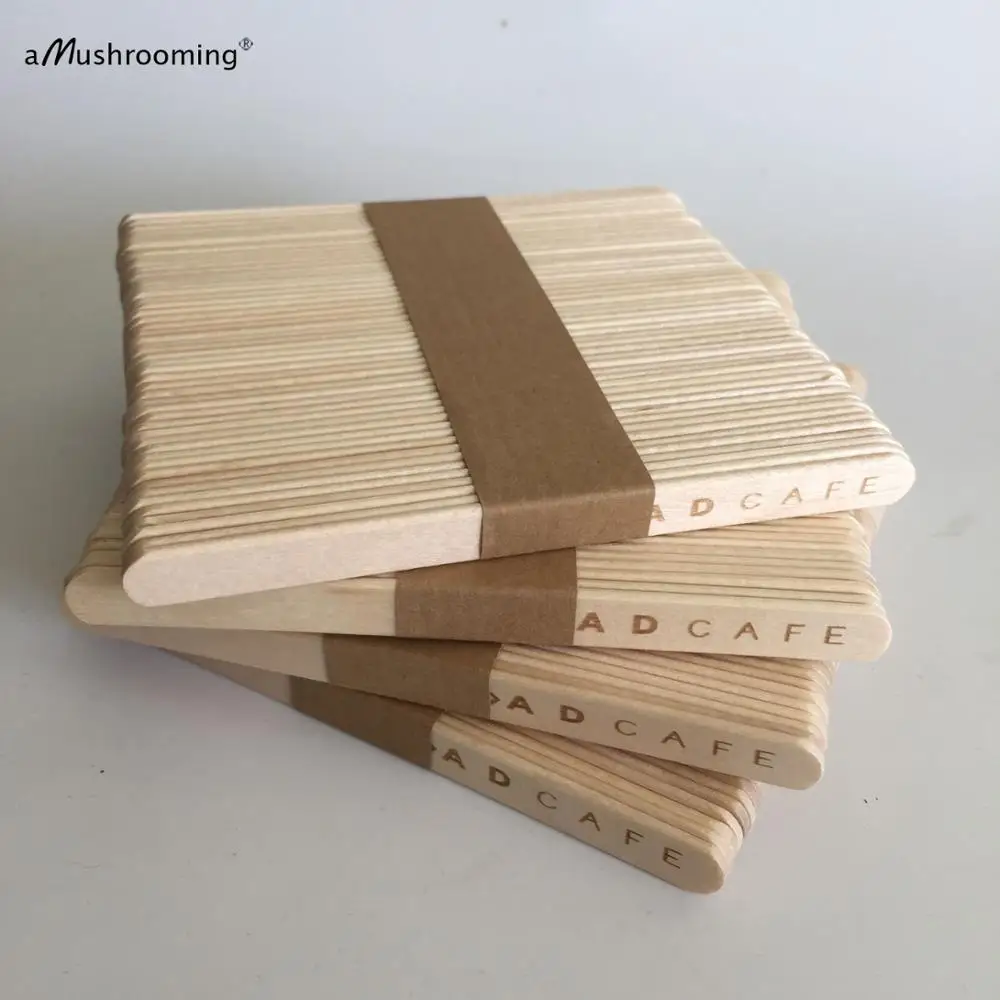 Индивидуальный Логотип палочка для мороженого DIY (10000) оптовая продажа палочки