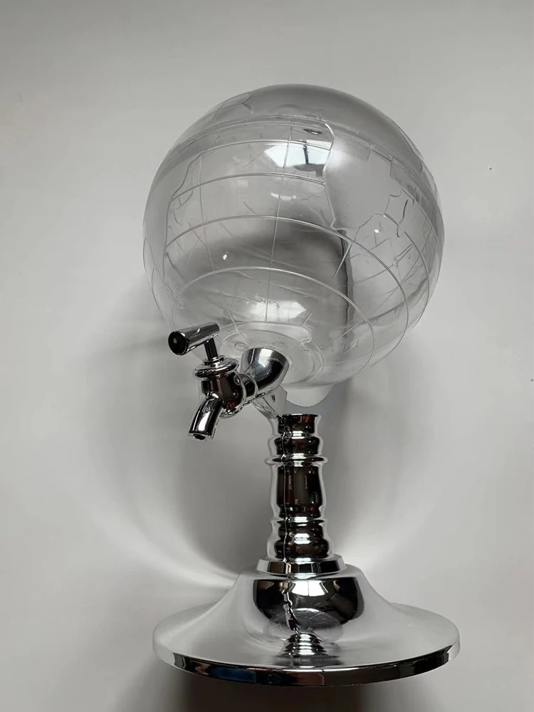 

Food Grade PVC Creative Globe Shape Wine Dispenser Glass Storage Unique Design For Bar Wedding Party Dinner Bar Sets Barware