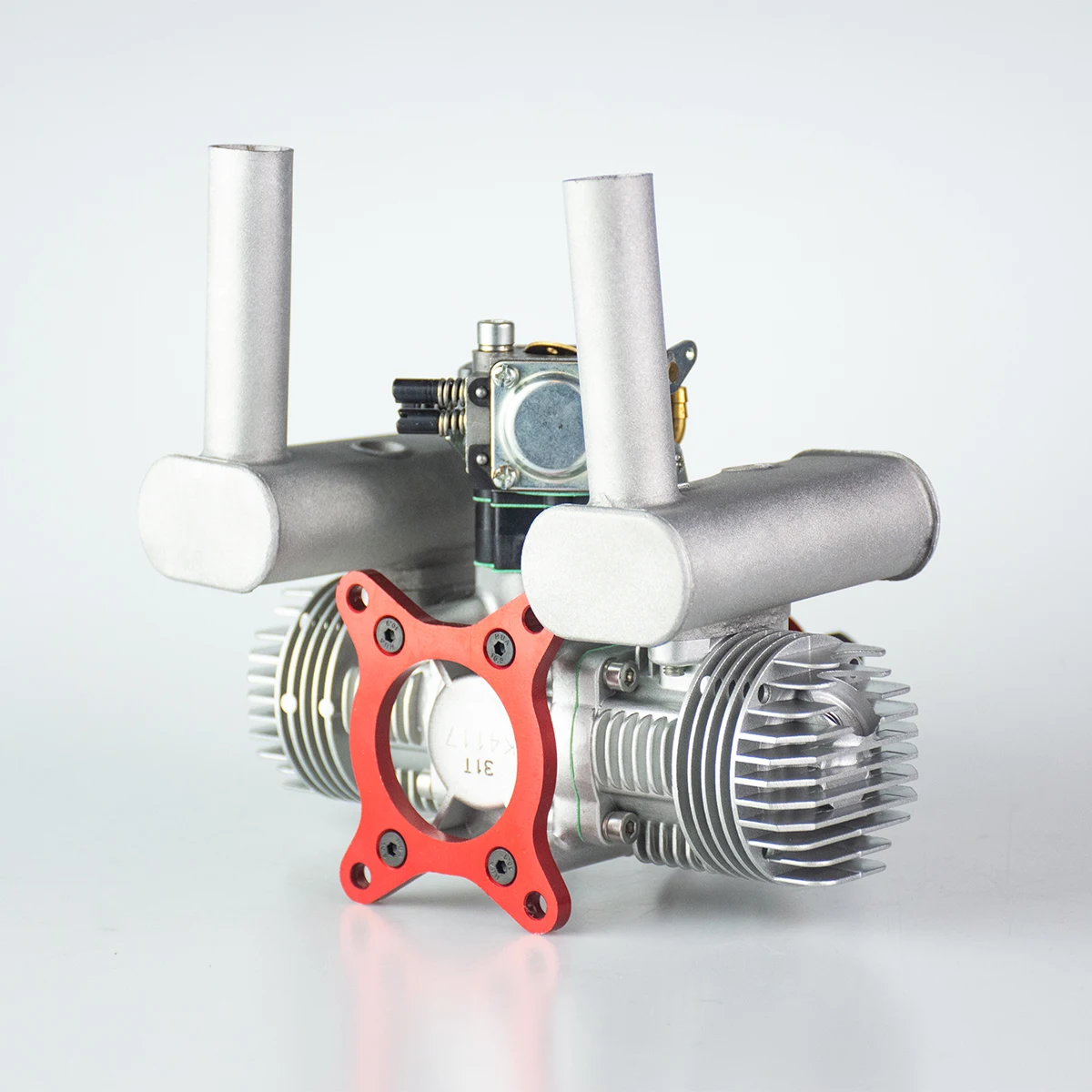 RCGF 31cc двухцилиндровый бензиновый/бензиновый двигатель двойной цилиндр с