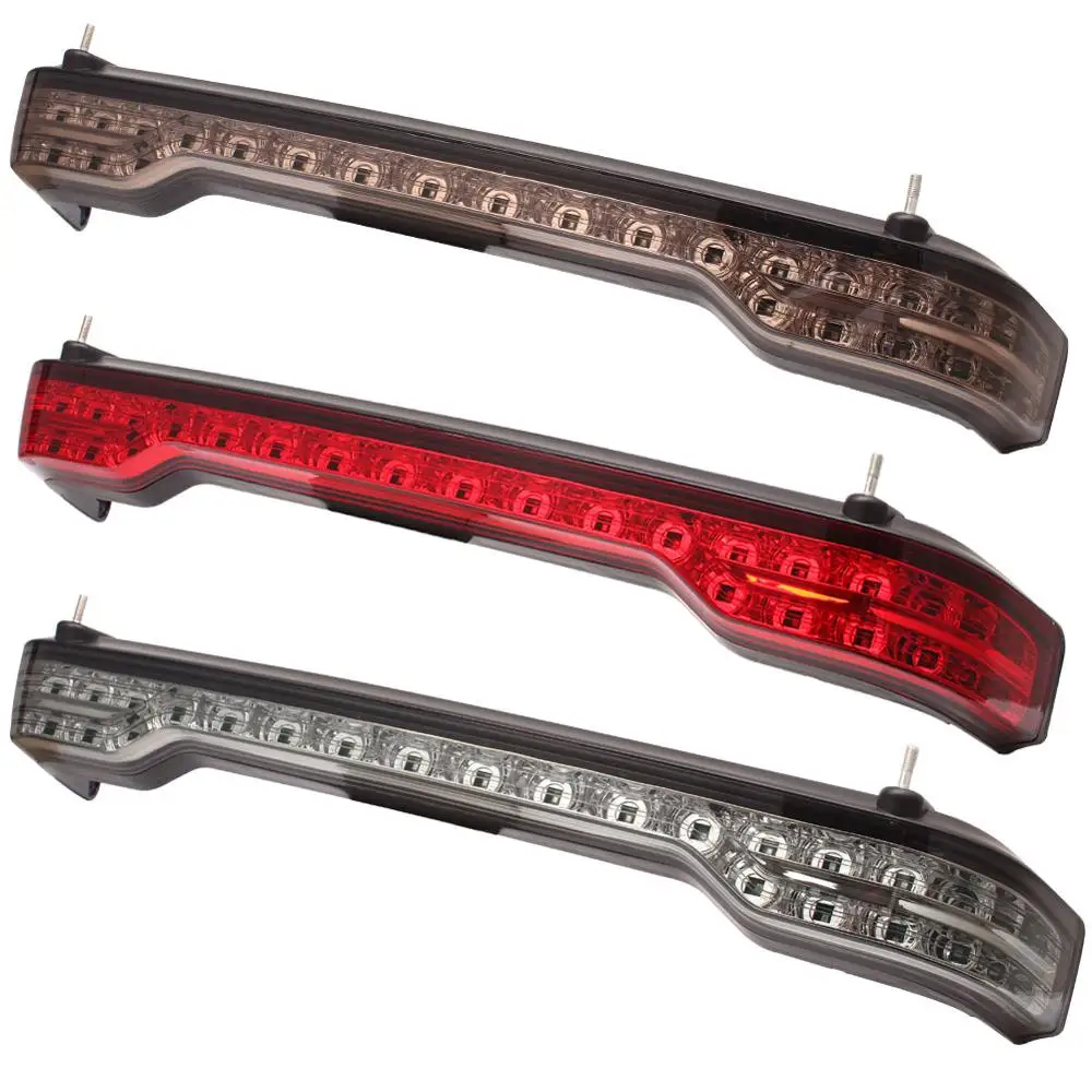 

Retro Motorcycle Tour Pack LED Tail Brake Light Turn Signal Light Lamp Fit For Harley Electra Glide Ultra Classic FLHTCU 14-19