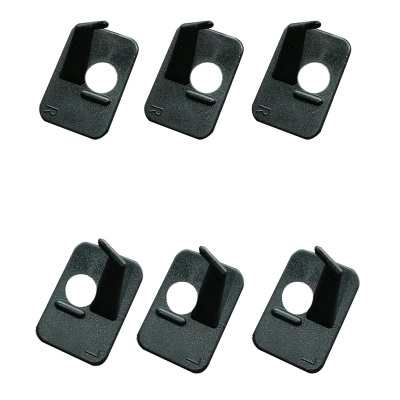 

Верхняя часть!-6 шт. пластиковых упоров для стрельбы из лука, для правой и левой руки, для рекурсивного лука, охотничий клейкий упор, аксессуа...