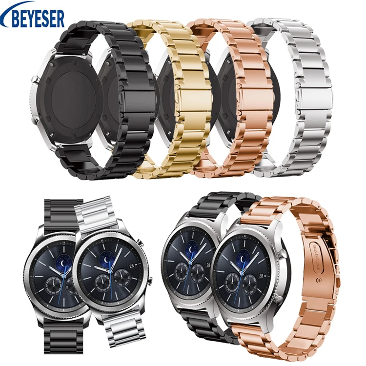 

Ремешок для часов Samsung Gear s3, из нержавеющей стали, 22 мм