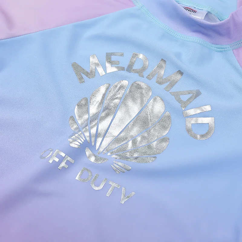 Купальный костюм русалки для девочек танкини костюмы коллекция 2020 года комплект