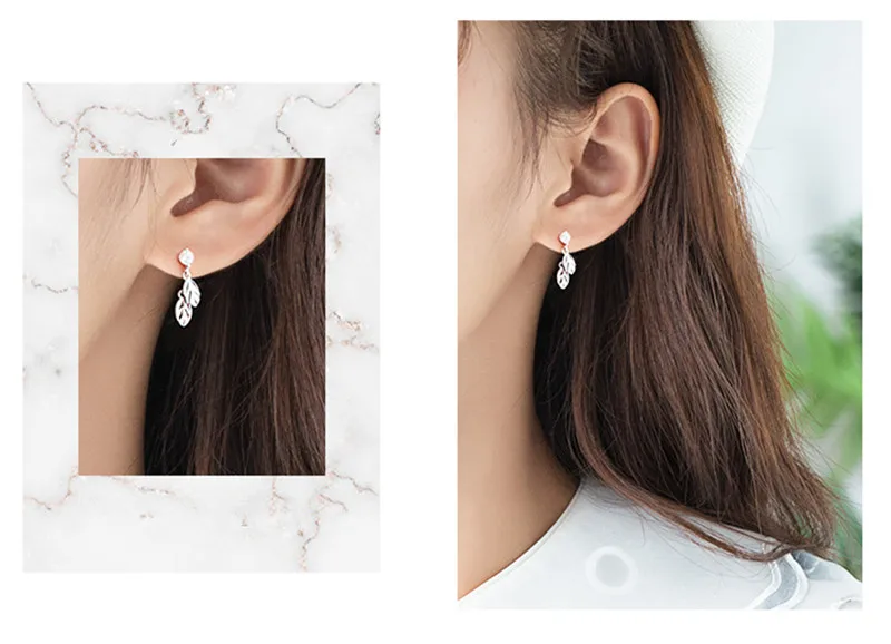 Модные серьги-подвески с резными листьями для девочек модные ювелирные изделия