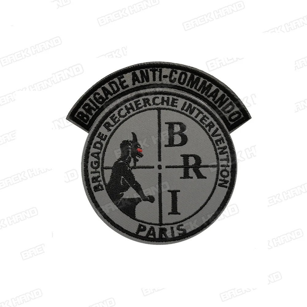 1 шт. французский Полицейский спецназ нашивка Тактическая Военная BRI GIGN униформа