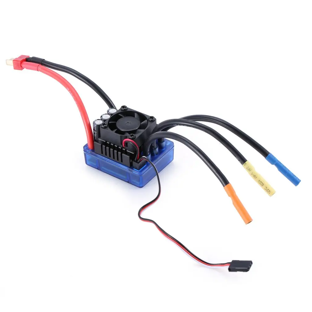 

1pcs Original 4068 2050KV 4 poles Sensorless Brushless Motor 120A ESC with LED Programming Card Combo Set for 1/8 RC Car Truck