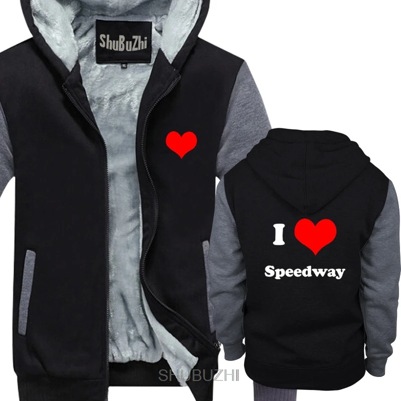 Мужская толстовка с капюшоном I Love Speedway бесплатная доставка в Великобританию