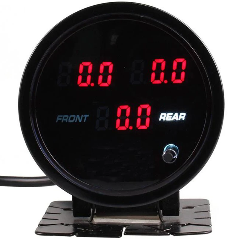 

60MM Digital Air Pressure Gauge High Accuracy Barometers Monitoring Tools Tester for Car Motorcycle Bicycle 5pcs 1/8NPT Sensors