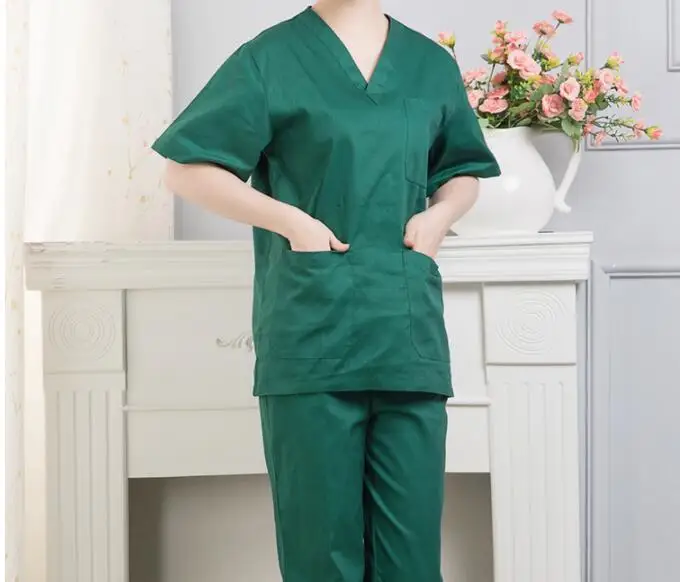Медицинская Униформа унисекс для медсестры топ и рубашка индивидуальный стиль |