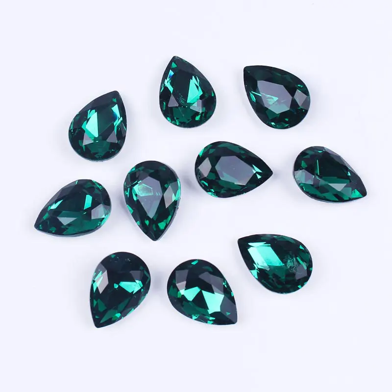 Water Drop Crystal Jewelry Hotfix Rhinestones For Clothes Loose non-Glue Glass Craft Accessories Rhinestone Nail Decor | Дом и сад