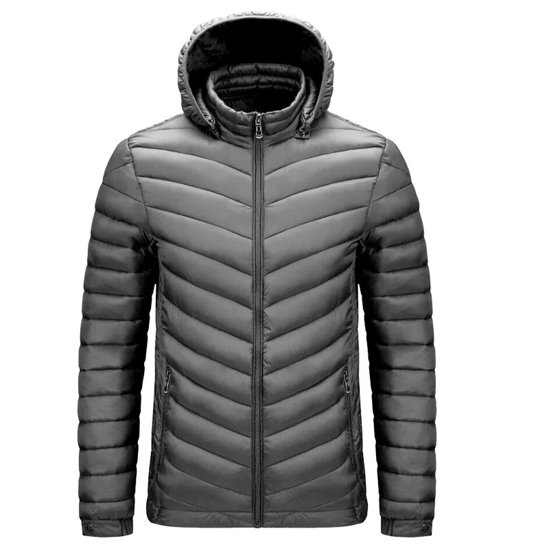 

Classic detachable hat men's cotton jacket cotton jacket men's large