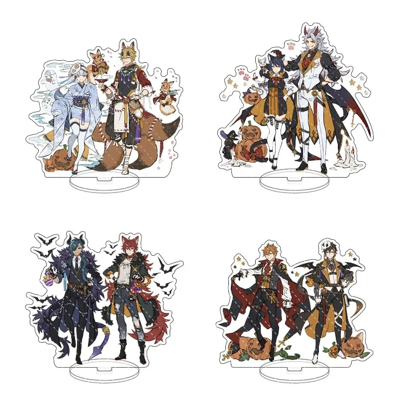 

Genshin Impact New Figure THOMA Atataki Itto Acrylic Stands Kaeya Model Plate Desk Decor Standing Sign Cosplay Halloween Gifts