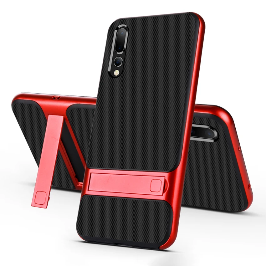 Чехол для мобильного телефона задняя крышка Huawei P20 P20Pro чехол подставка