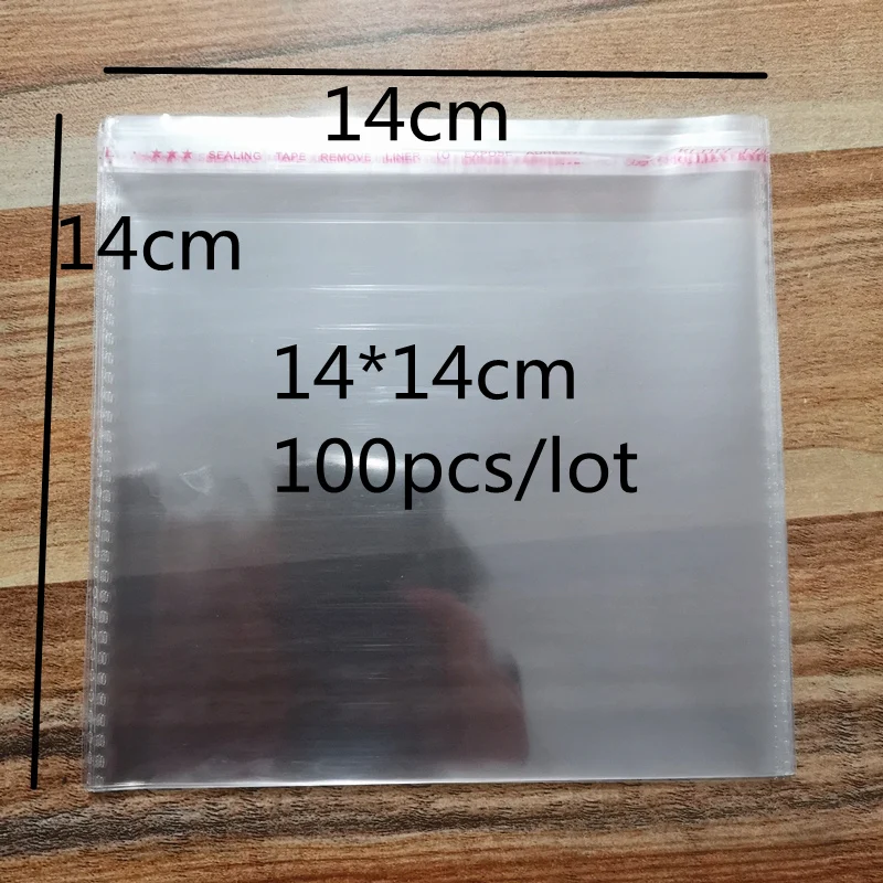 4x6-14x14cm различные модели герметичные полиэтиленовые пакеты прозрачные Opp пластиковые пакеты самоклеющиеся уплотнения ювелирных изделий делая мешок - Цвет: 14x14cm