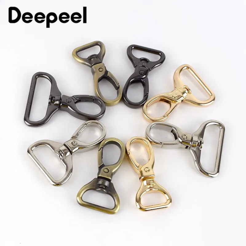 

5/10pcs Bag Buckles Metal Handbag Strap Swivel Clasp Lobster Keychain Clip Buckle Trigger Snap Hook Bag Hanger DIY Hardware