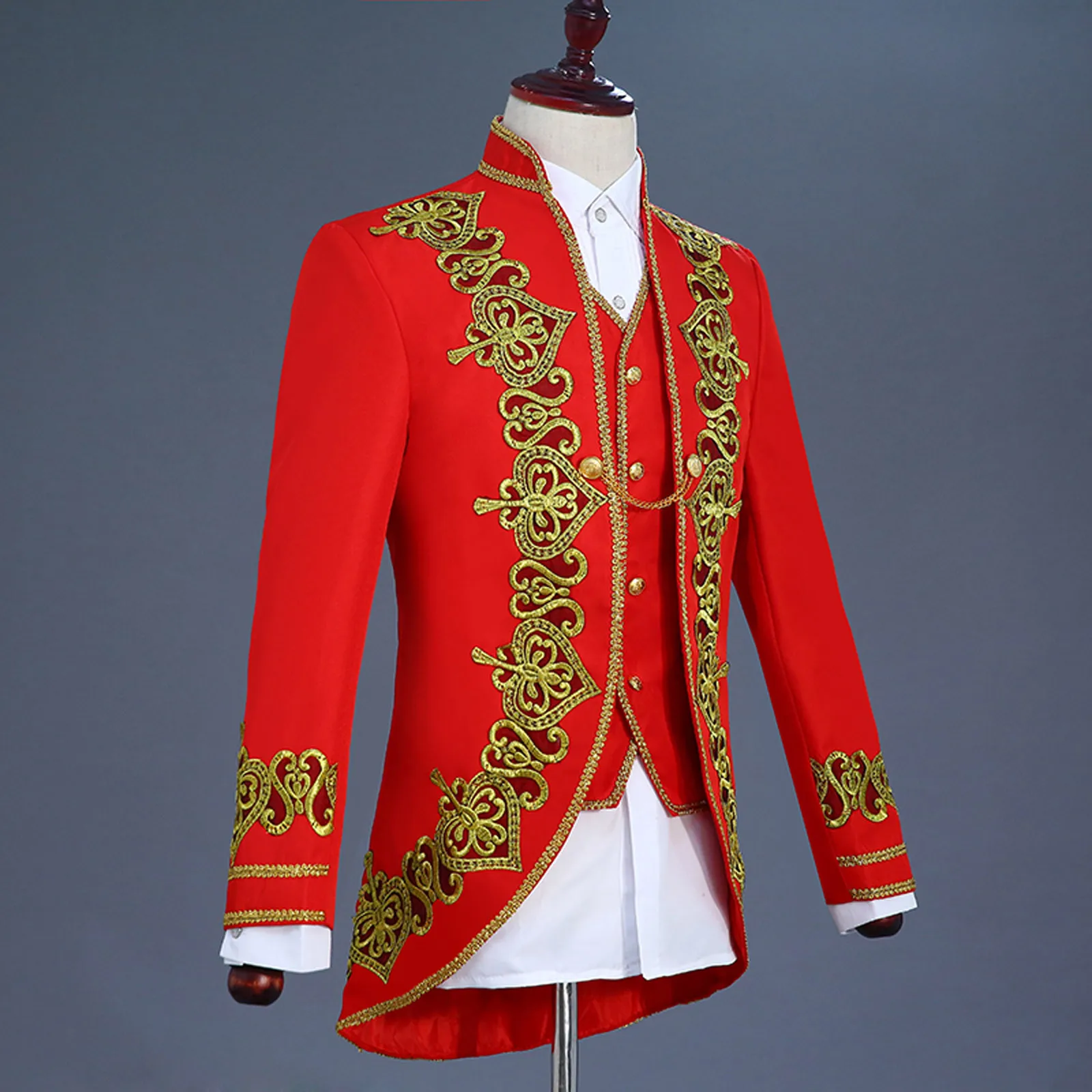 Мужская куртка в европейском готическом стиле для выступлений верхняя одежда 2020