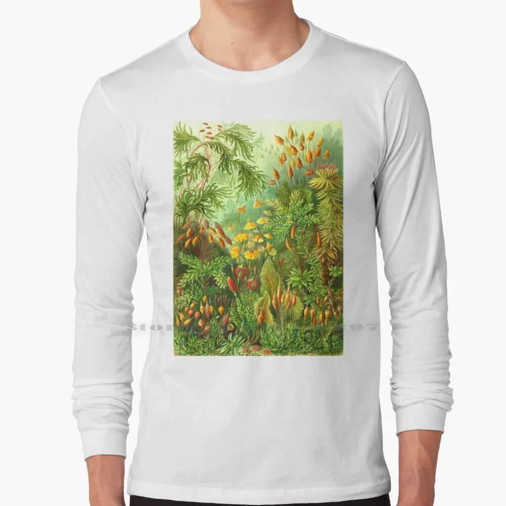 

Moss - Ernst Haeckel T Shirt 100% Pure Cotton Ernst Haeckel 1800 1900 Kunstformen Der Natur Biology Natural Flora Fauna Wildlife