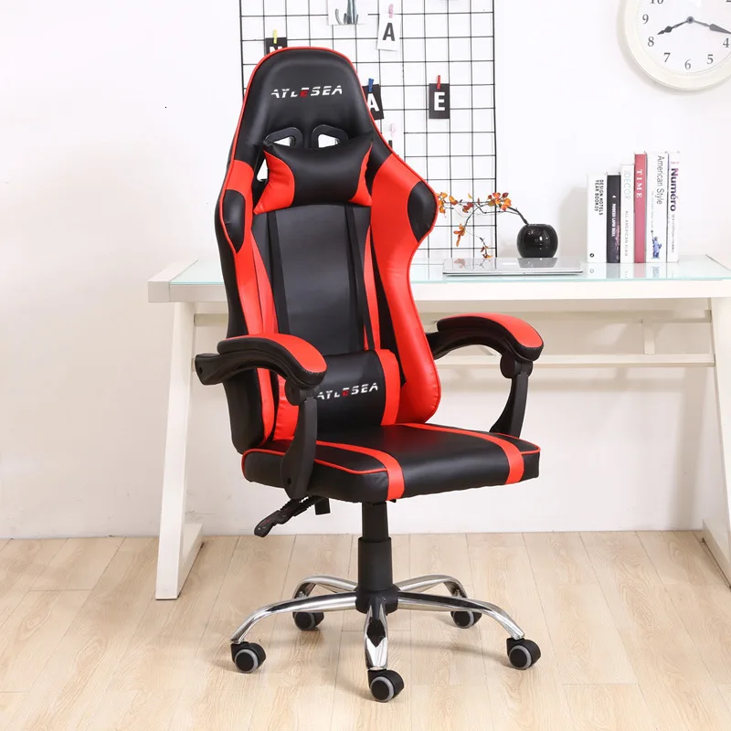

Electric racing chair game computer chair leather reclining chair office comfortable chair
