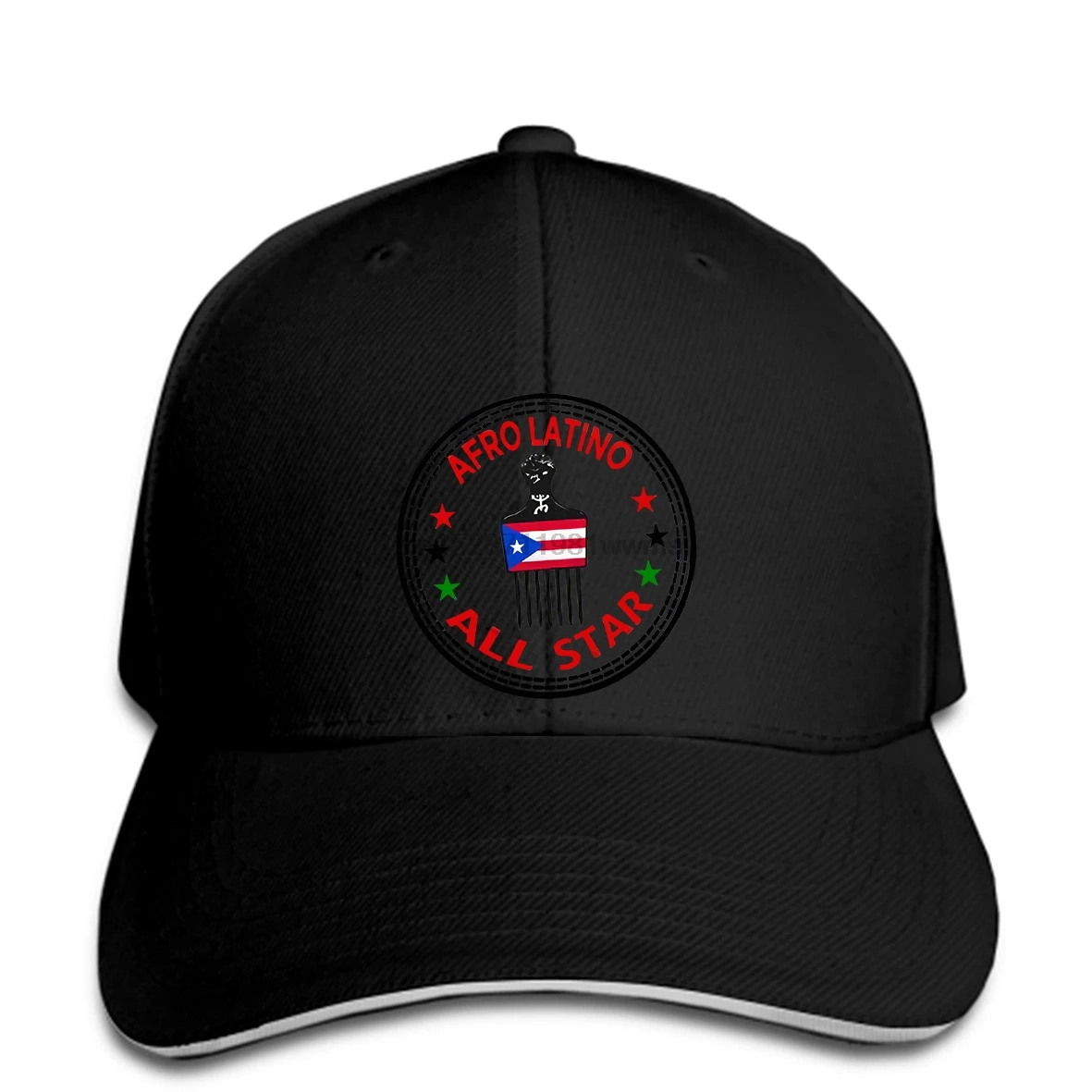Афро латино Бейсбол кепки Пуэрто Рико Boricua Taino Доминиканская Республика snapback