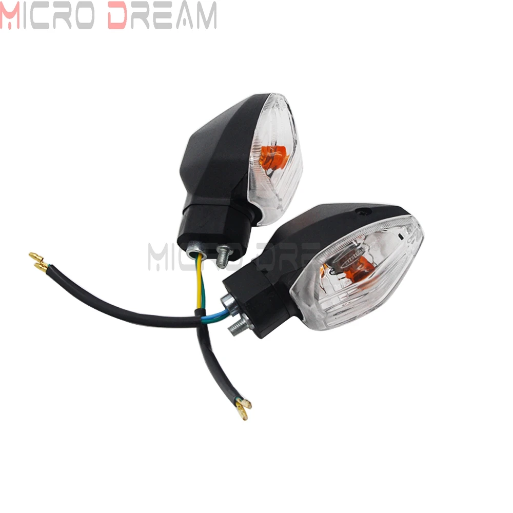 Указатели поворота 2 шт./пара E-Mark E4 для мотоциклов желтого цвета с прозрачными