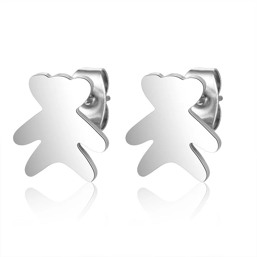 Женские серьги гвоздики из нержавеющей стали|Серьги-гвоздики| |