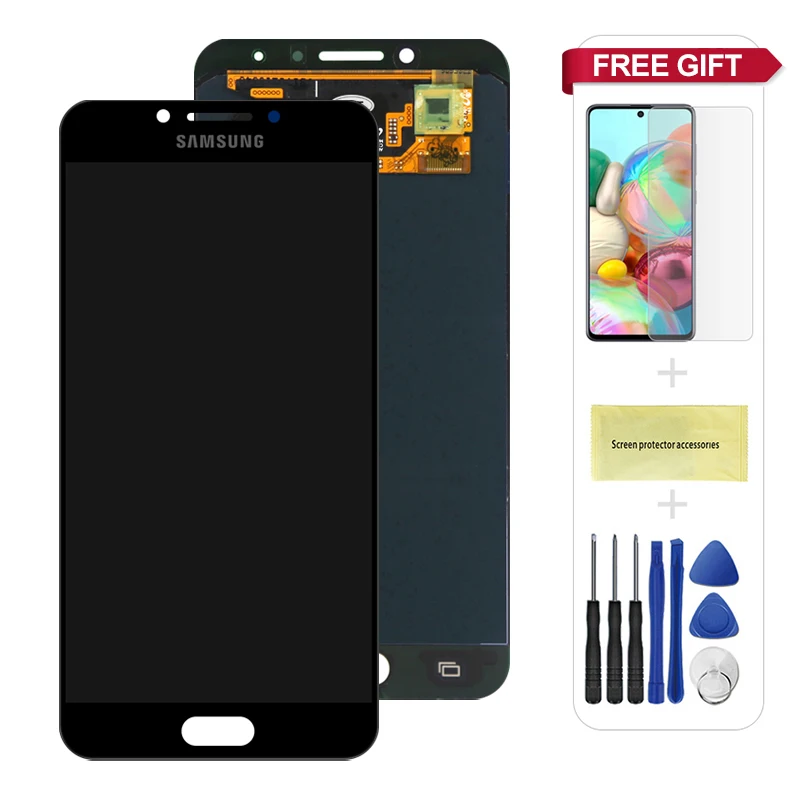 Super AMOLED экран для Samsung Galaxy c5 pro c5010 ЖК-дисплей сенсорный дигитайзер Сенсорное
