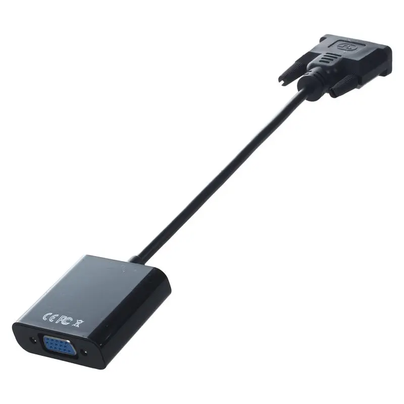 Pro DVI-D 24+1 Pin Male to VGA 15 Female Cable Adapter Converter Connector |