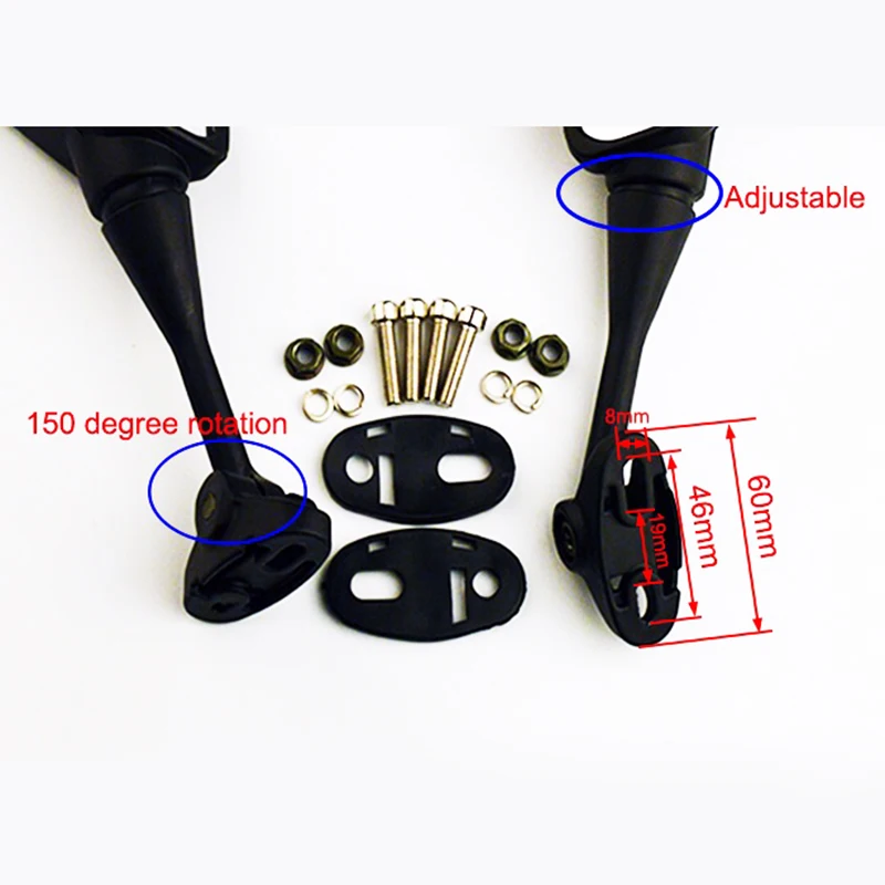 1 пара зеркал для гоночного мотоцикла зеркало заднего вида Honda CBR F4 F4i / RC51 RVT 1000