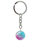 Кольцо-брелок для ключей для девушки, украшенное искусством, 20 мм