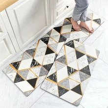 Modern Kitchen Mat Carpets Home PVC Sofa Area Floor Rugs For Living Room PU Leather Entrance Doormat Hallway alfombra cocina Modern Kitchen Mat Carpets Home PVC Sofa Area Floor Rugs For Living Room PU Leather Entrance Doormat Hallway alfombra cocina