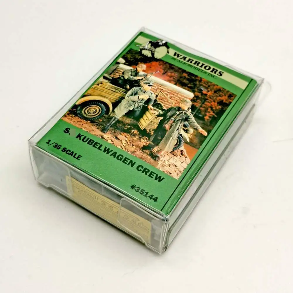 1/35 немецкие наборы из смолы (3 фигурки/набор, без автомобиля) для второй мировой войны, в коробке «уорриоры» #35144, в сборе, неокрашенные от AliExpress WW