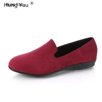 large size women flats candy color shoes woman loafers spring autumn flat casual black shoes women zapatos mujer plus size 36 43