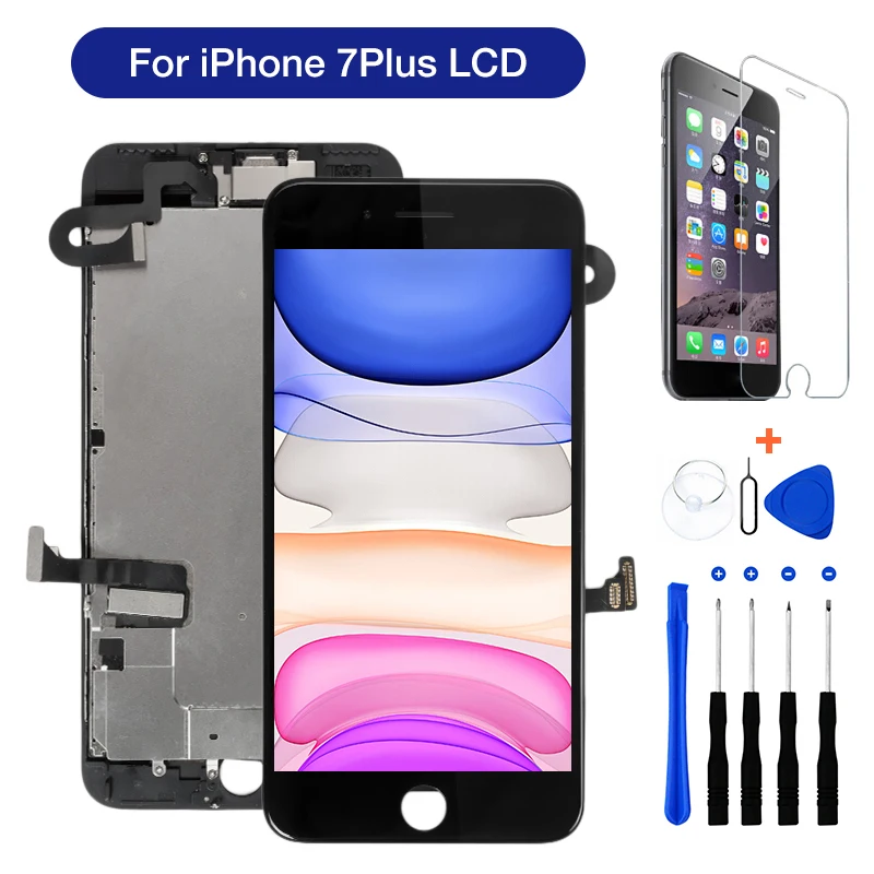 

Full LCD For iPhone 7 A1660 A1778 Display Touch Screen For iPhone 7 Plus A1785 Full Assembly Digitizer Replacement No Dead Pixel